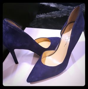 Jessica Simpson Purple Suede Pumps